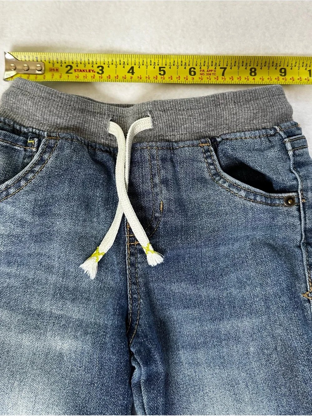 Cat & Jack Kids 4T Blue Denim Jeans with Elastic Waistband #kids #denim